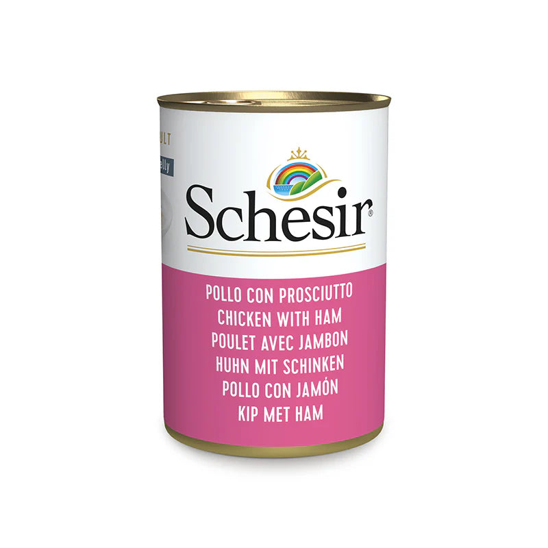 Schesir Pollo con Prosciutto in Gelatina 140g - Umido Gatto Schesir Pollo con Prosciutto in Gelatina 140g - Umido Gatto
